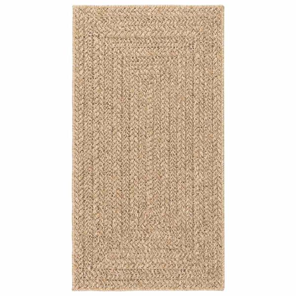 vidaXL Tapis ZIZUR beige 80x150 cm aspect de jute int&eacute;rieur ext&eacute;rieur