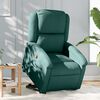 vidaXL Fauteuil inclinable vert fonc&eacute; tissu