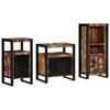 vidaXL Ensemble de mobilier de salle de bain 3 pcs Bois Recycl&eacute; Solide