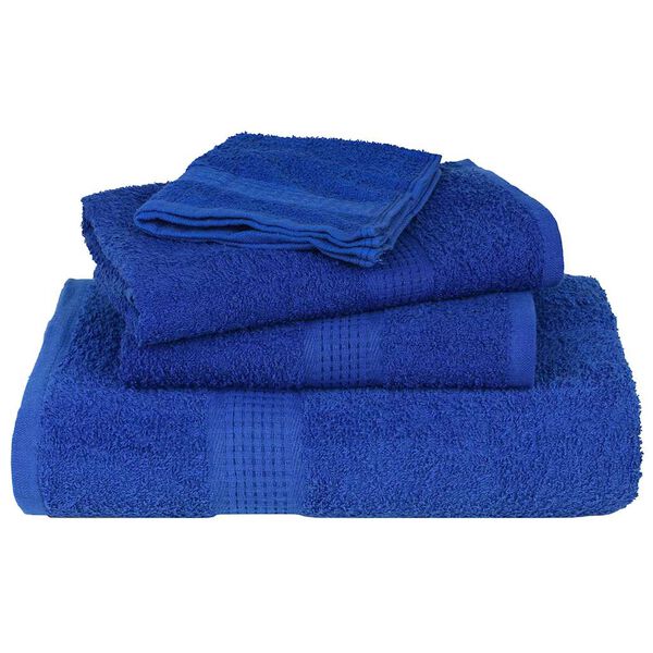 vidaXL Serviettes de bain FROGN 2 pcs bleu 100x150 cm 360 g/m²