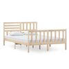 vidaXL Cadre de lit sans matelas bois massif 140x200 cm