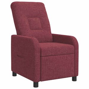 vidaXL Fauteuil inclinable Bordeaux Tissu