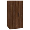 vidaXL Ensemble de meubles TV 3 pcs Ch&ecirc;ne marron Bois d'ing&eacute;nierie