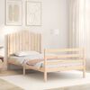 vidaXL Cadre de lit sans matelas 100x200 cm bois massif