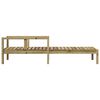 vidaXL Chaise longue 199,5x62x55 cm bois de pin imprégné