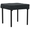 vidaXL Housse de Table Uni Noir 82 x 82 x 15 cm tissu