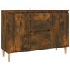 vidaXL Buffet Ch&ecirc;ne fum&eacute; 101x35x70 cm Bois d'ing&eacute;nierie