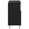 vidaXL Buffet 3 pcs Ch&ecirc;ne noir 60 x 35 x 70 cm