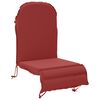 vidaXL Coussin de transat ensoleill&eacute; GEMERT 100 % polyester Bordeaux