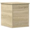 vidaXL Boîte de rangement chêne sonoma 30x35x35 cm bois d'ingénierie