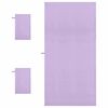 vidaXL Set de serviettes de sport 3 pcs Violet Polyester et Polyamide