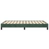 vidaXL Cadre de lit sans matelas vert fonc&eacute; 120x200 cm velours