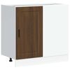 vidaXL Armoire de cuisine Porto ch&ecirc;ne marron bois d'ing&eacute;nierie