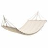 Hamac couleur cr&egrave;me 210 cm x 150 cm