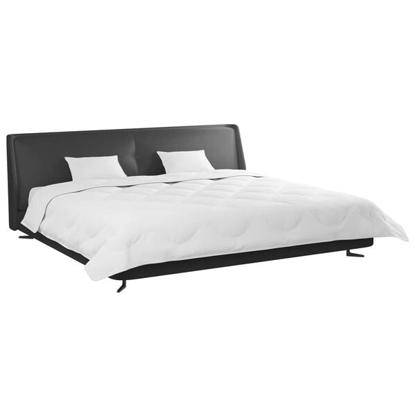 vidaXL Duvet d'hiver avec oreiller 3 pcs Blanc Microfibre