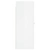 vidaXL Armoire murale blanc brillant 69,5x34x90 cm