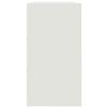 vidaXL Buffet blanc 99x39x73 cm acier