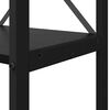 vidaXL &Eacute;tag&egrave;re Ch&ecirc;ne noir 80 x 30 x 120 cm Bois d'ing&eacute;nierie