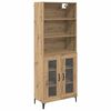 vidaXL Haut Armoire Ch&ecirc;ne artisanal 69,5 x 34 x 180 cm