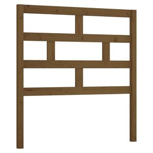 vidaXL T&ecirc;te de lit Marron miel 81x4x100 cm Bois massif de pin