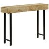 vidaXL Table console Bois de manguier massif 102x30x79 cm