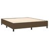 vidaXL Sommier &agrave; lattes de lit matelas LED Marron fonc&eacute; 180x200 cm