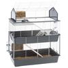 Ferplast Clapier Barn 100 Double 95x57x121 cm Gris
