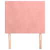 vidaXL T&ecirc;te de lit Rose 80x5x118/128 cm Velours