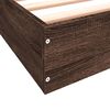 vidaXL Cadre de lit sans matelas ch&ecirc;ne marron 120x200 cm