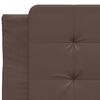 vidaXL Cadre de lit sans matelas Zadar marron 100x200 cm similicuir
