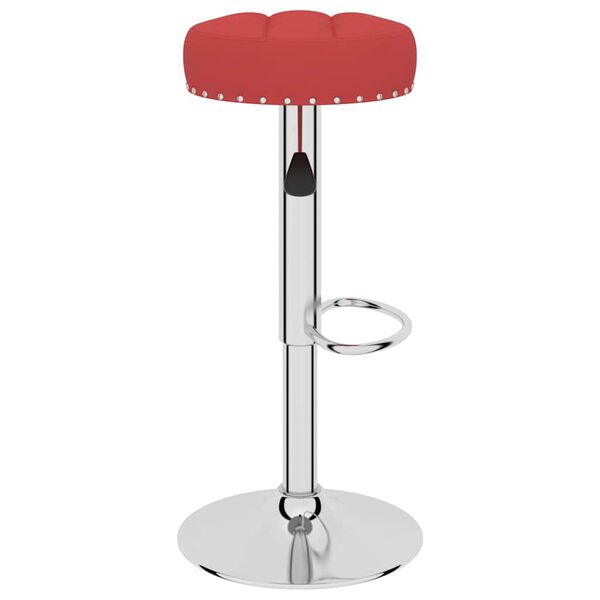 vidaXL Tabourets de bar lot de 2 rouge bordeaux tissu