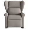 vidaXL Fauteuil inclinable &eacute;lectrique taupe tissu