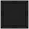 vidaXL Table basse Noir 80x80x35 cm Verre trempé
