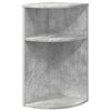 vidaXL Table d'appoint Gris b&eacute;ton 29,6 x 29,6 x 60 cm