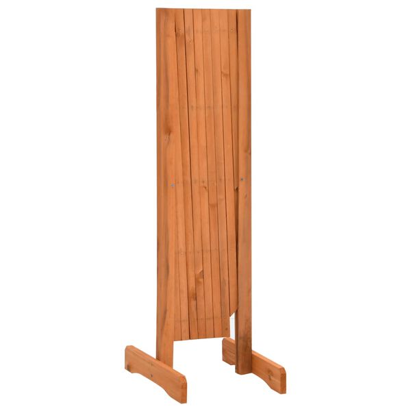 vidaXL Cl&ocirc;ture en treillis de jardin Orange 150x80 cm Bois de sapin