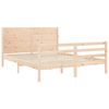 vidaXL Cadre de lit sans matelas 160x200 cm bois massif