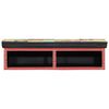 vidaXL Meuble TV Multicolore 80 x 30 x 22 cm Bois d'ing&eacute;nierie