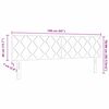 vidaXL T&ecirc;te de lit Gris clair 160 cm tissu
