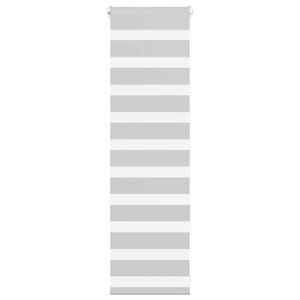 vidaXL Store z&egrave;bre gris clair largeur du tissu 45,9 cm polyester