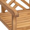 vidaXL Chaise de jardin 2 pcs 60 x 58 x 90 cm Bois de teck massif