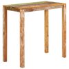 vidaXL Table de bar 112x55x108 cm Bois massif de récupération