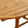 vidaXL Ensemble &agrave; manger de jardin 9pcs bois d'acacia solide textil&egrave;ne