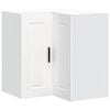 vidaXL Armoire d'angle murale de cuisine Porto blanc bois d'ing&eacute;nierie