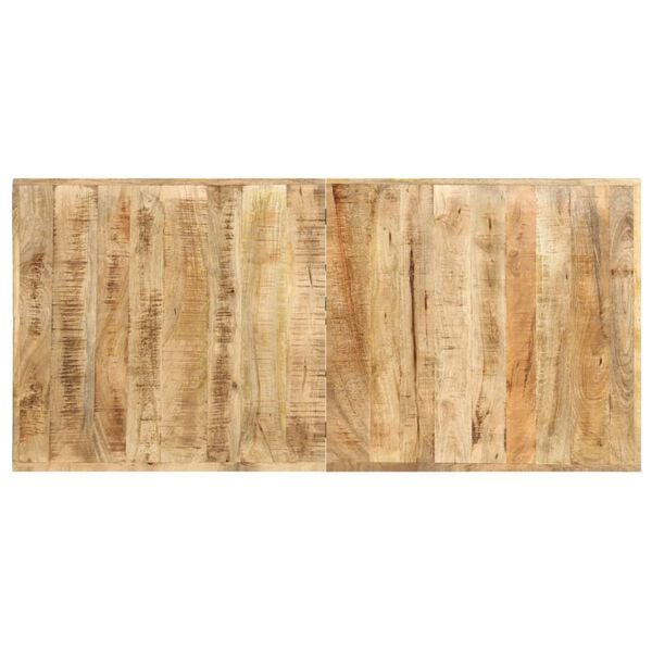 vidaXL Table de bar 150x70x107 cm Bois de manguier brut