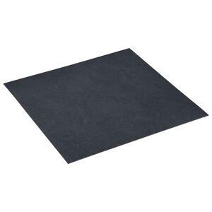 vidaXL Planches de sol 55 pcs Noir 5,11 m&sup2; PVC