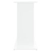 vidaXL Support pour aquarium blanc 81x36x73 cm bois d'ingénierie