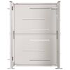 vidaXL Portail de jardin 100 x 120 cm en acier inoxydable
