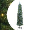 vidaXL Sapin de No&euml;l artificiel Vert 240 cm PVC et acier et plastique