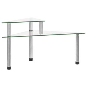 vidaXL &Eacute;tag&egrave;re de cuisine Transparent 49,5x35x19 cm Verre tremp&eacute;