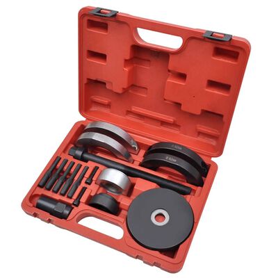 vidaXL Kit d'outils de roulement de moyeu de roue 16 pcs 62 mm VAG